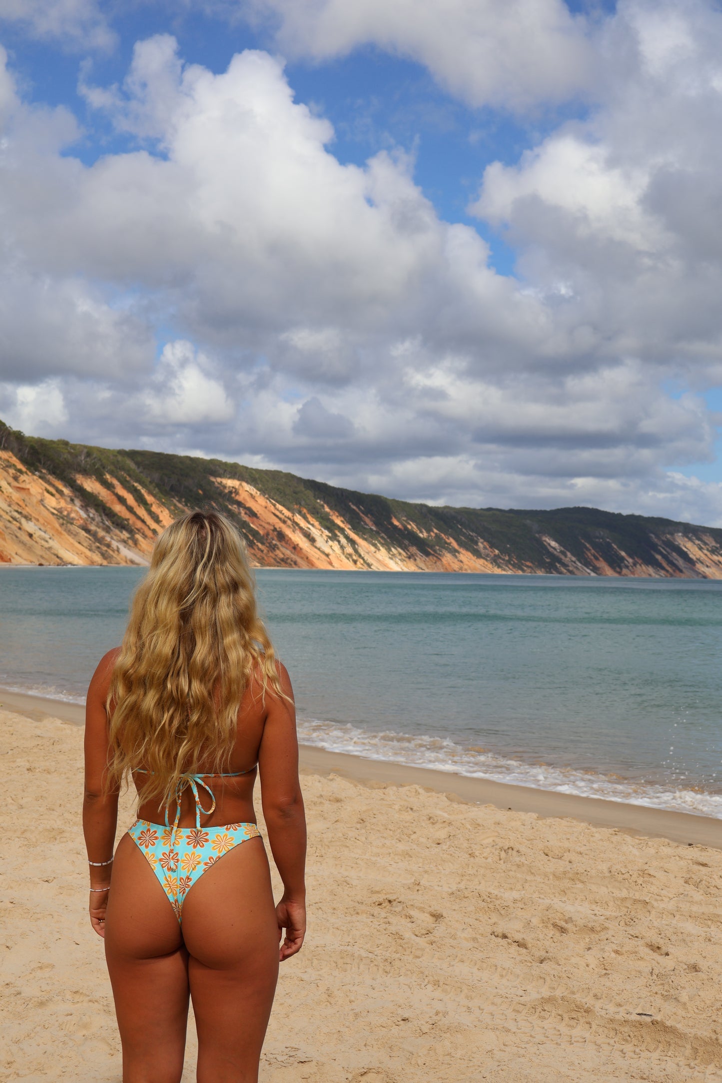 Sun Dream Retro Reversible Bikini Bottom