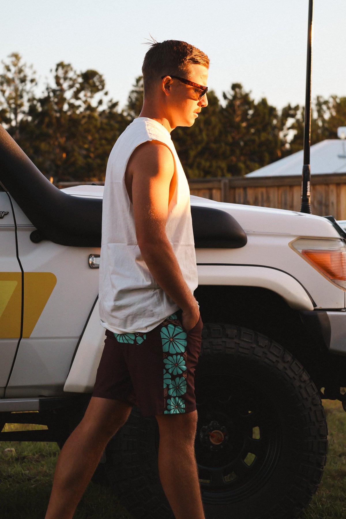 Men's Board Shorts Salted Cocoa