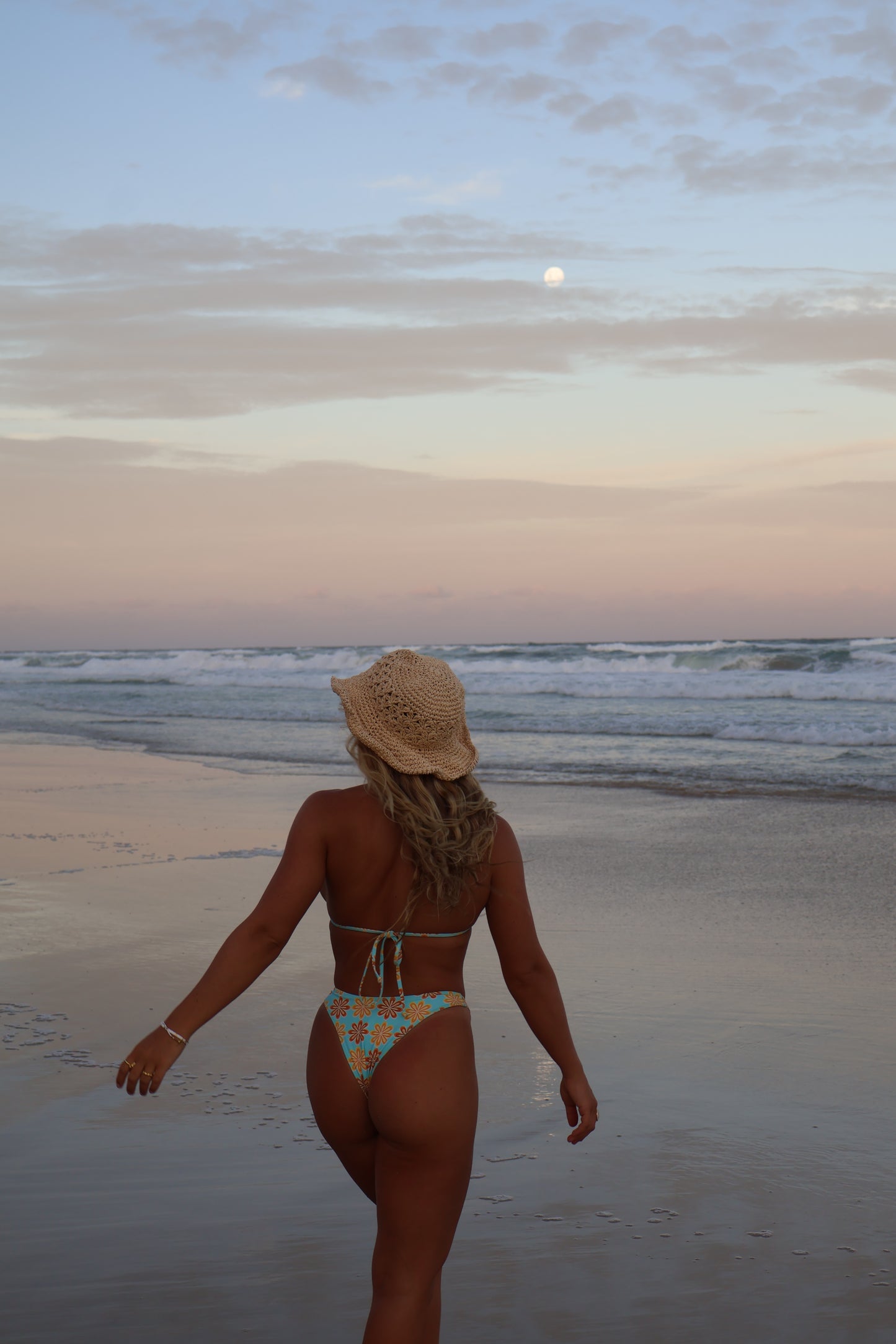 Sun Dream Retro Reversible Bikini Bottom