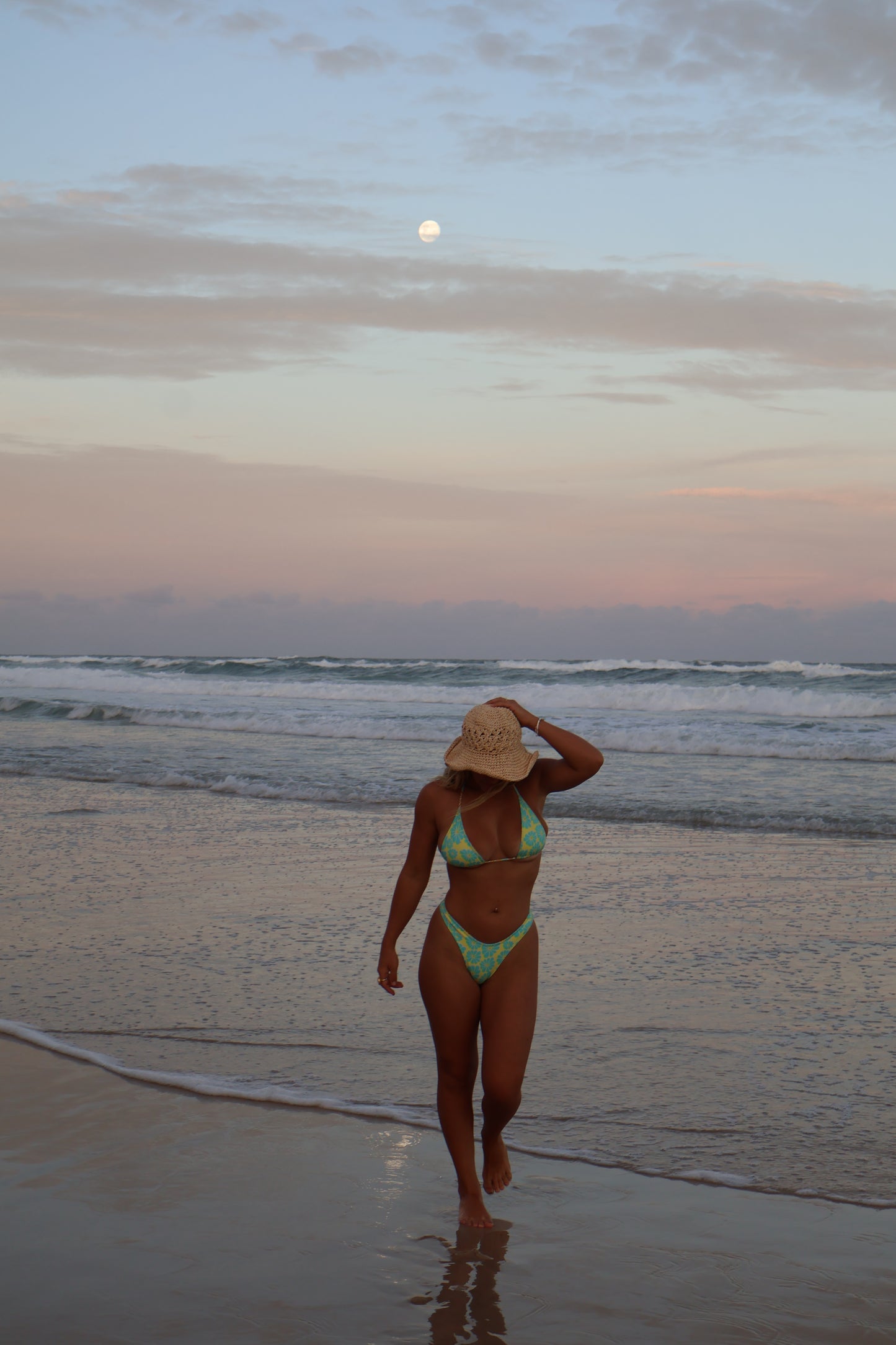 Sun Dream Retro Reversible Bikini Bottom