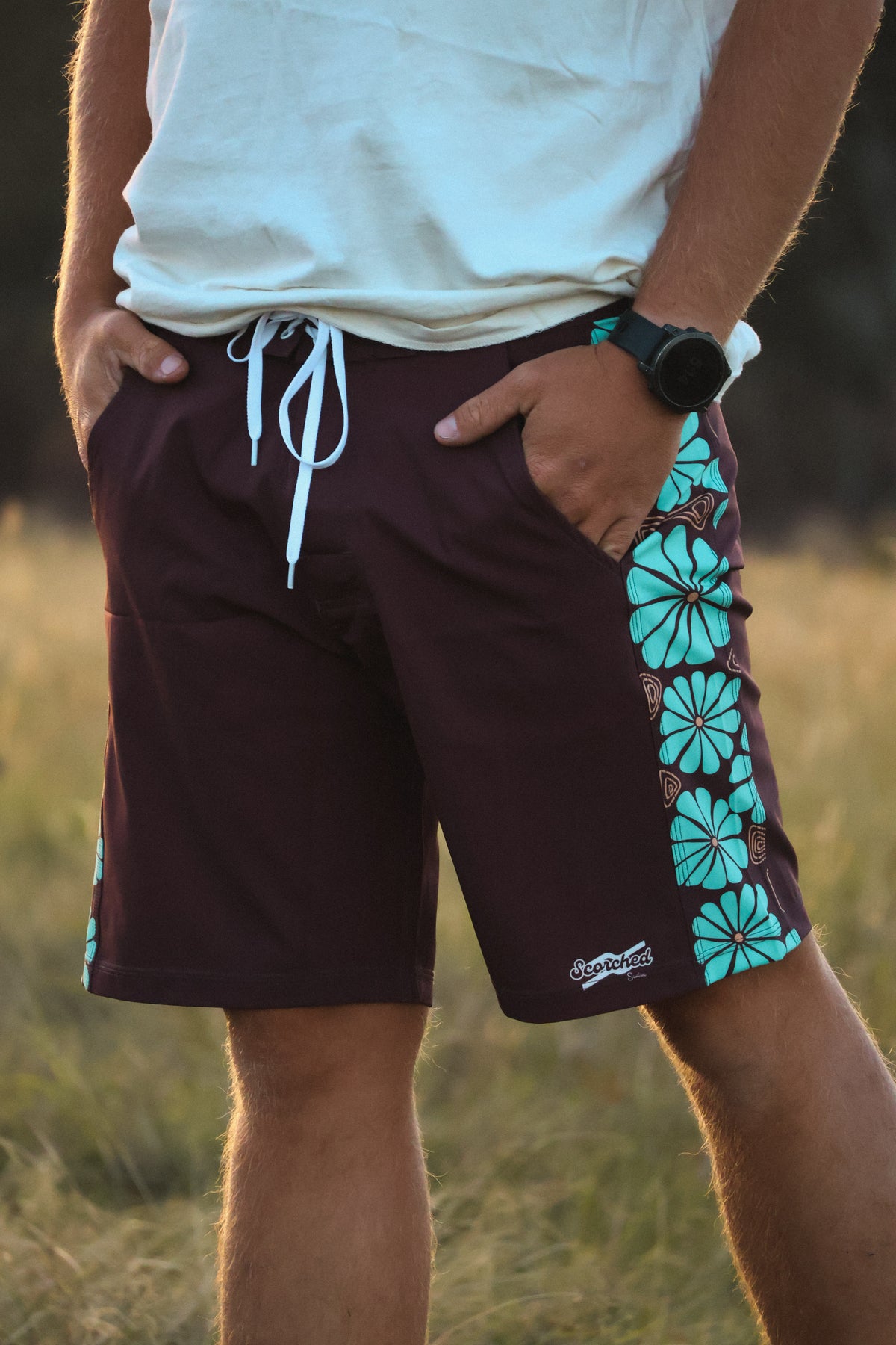 Men's Board Shorts Salted Cocoa